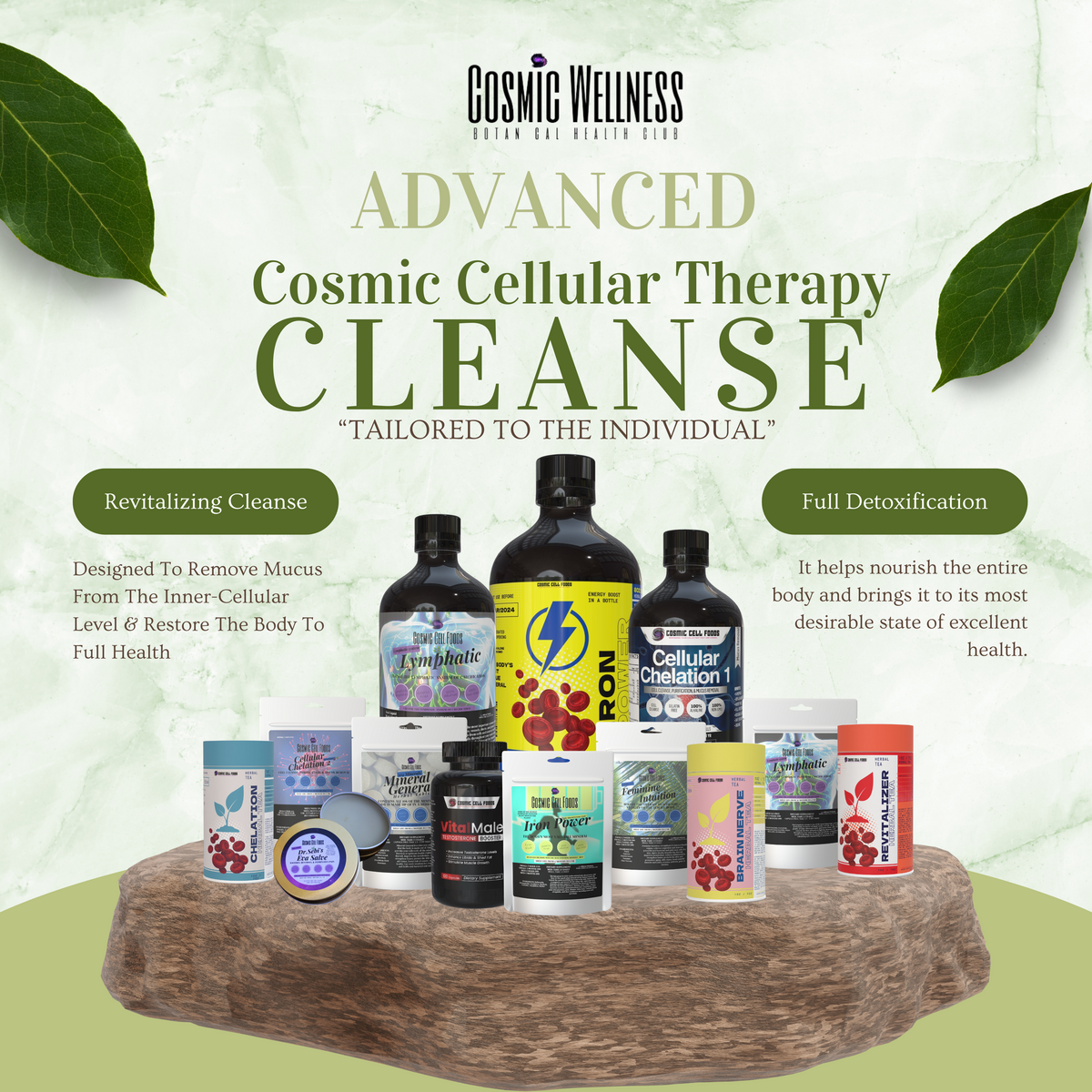 Advanced Package - Designed To Support and Expedite The Healing Process From All Diseases