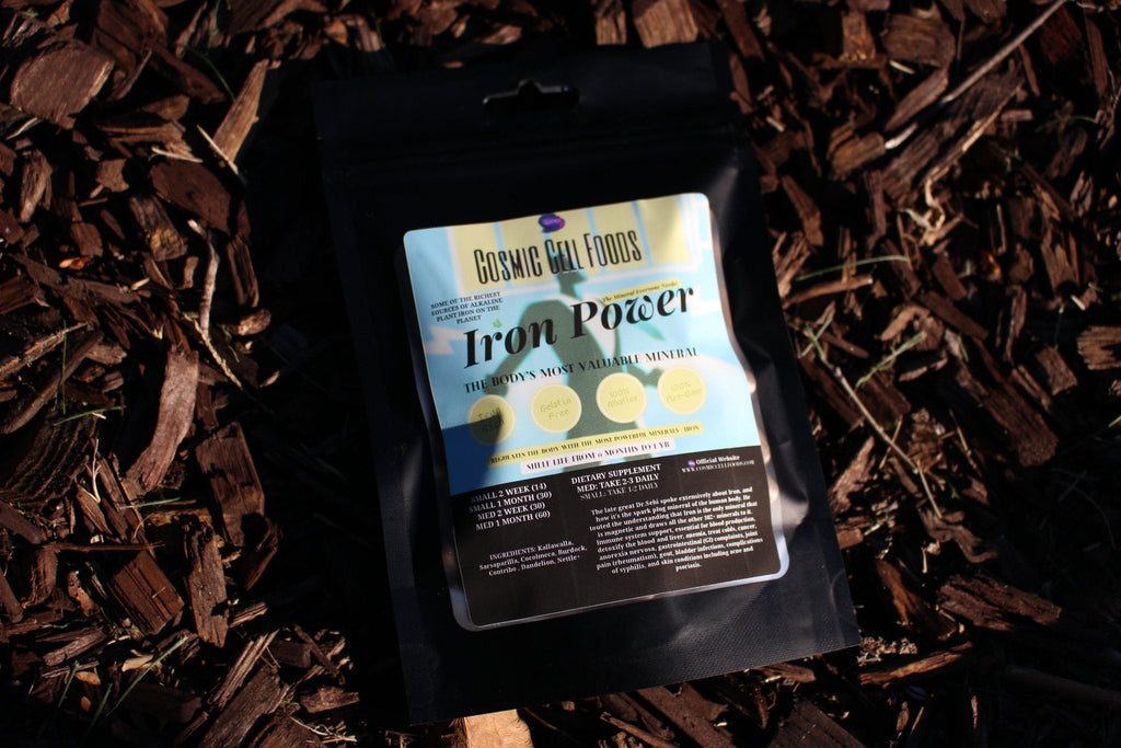 Iron Power Herbal Tablets - One of The Body's Most Important Minerals - The Cosmic Chef