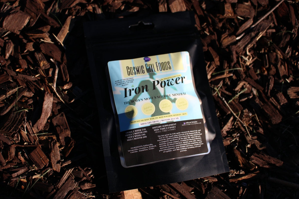 Iron Power Herbal Tablets - One of The Body's Most Important Minerals - The Cosmic Chef