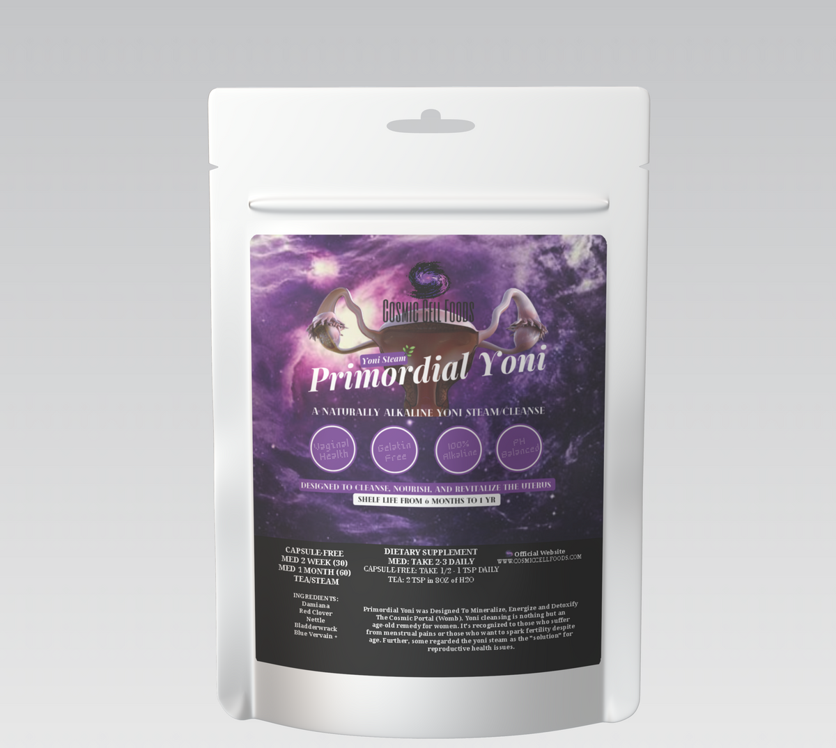 Primordial Yoni - Designed To Mineralize and Detoxify The Cosmic Portal (Womb)
